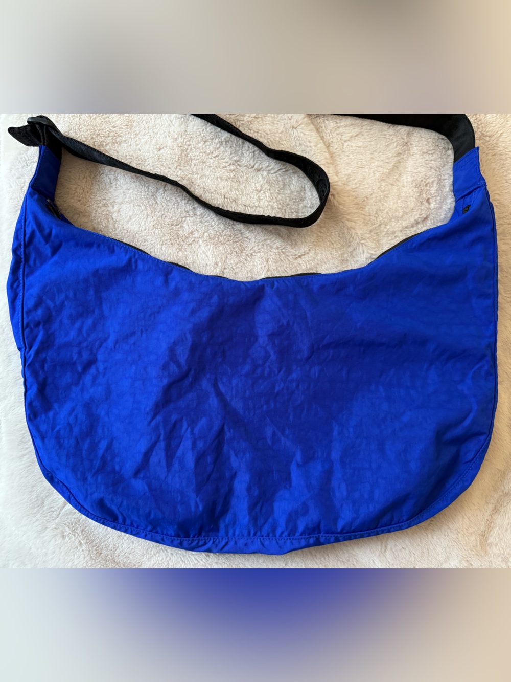 BAGGU Large Nylon Crescent Bag Lapis - Picture 12 of 15